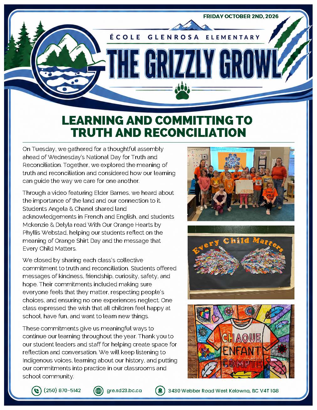 Grizzly Growl for Oct. 5th 9th Page 01